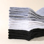 12 Pairs of Solid Color Socks