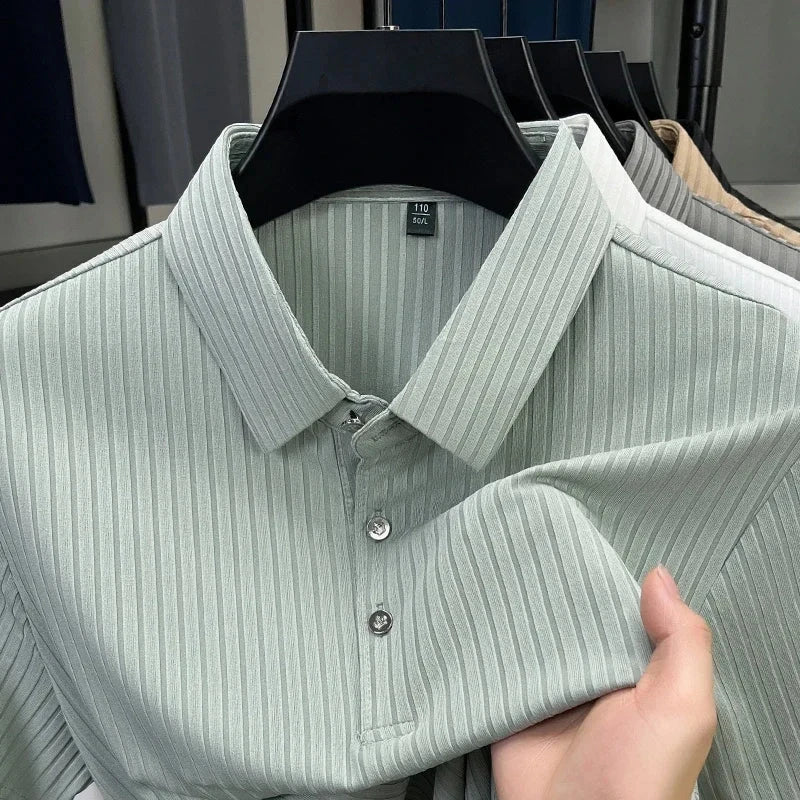 Velstrone – Modern Striped Polo Shirt