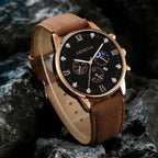 2PCS Men'sFashion Classic Quartz