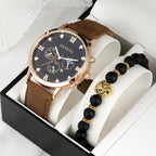 2PCS Men'sFashion Classic Quartz