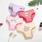 4-Pack Cute Critters Girls' Underwear