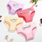 4-Pack Cute Critters Girls' Underwear