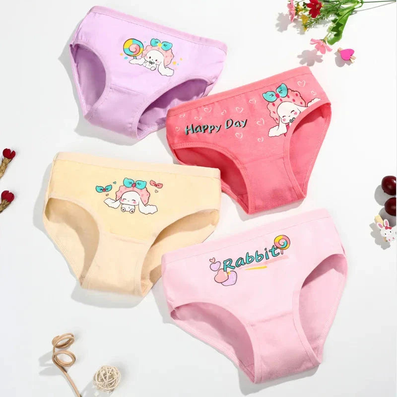 4-Pack Cute Critters Girls' Underwear