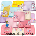 4-Pack Cute Critters Girls' Underwear