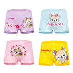 4-Pack Cute Critters Girls' Underwear