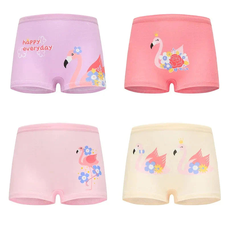 4-Pack Cute Critters Girls' Underwear