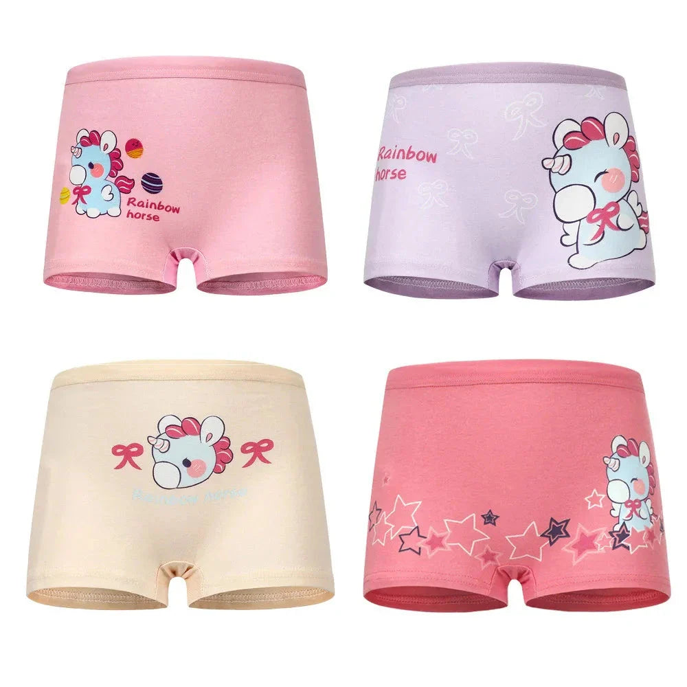 4-Pack Cute Critters Girls' Underwear