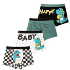 4-Pack Kids' Doodle Dash Boxer Briefs