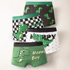 4-Pack Kids' Doodle Dash Boxer Briefs