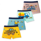 4-Pack Kids' Doodle Dash Boxer Briefs