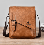 AlphaPort Men's Retro Leather Bag