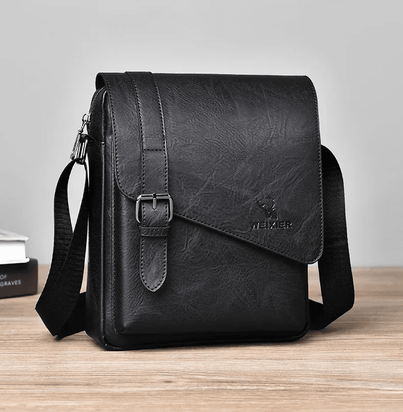 AlphaPort Men's Retro Leather Bag