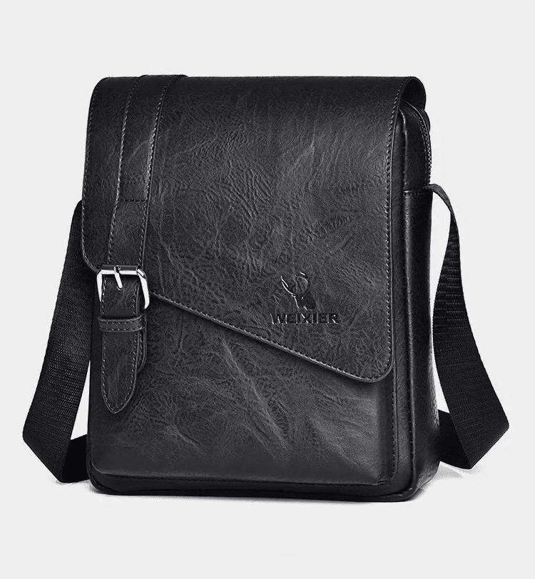 AlphaPort Men's Retro Leather Bag