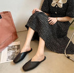 Aura Eleganza Women's Leather Mules