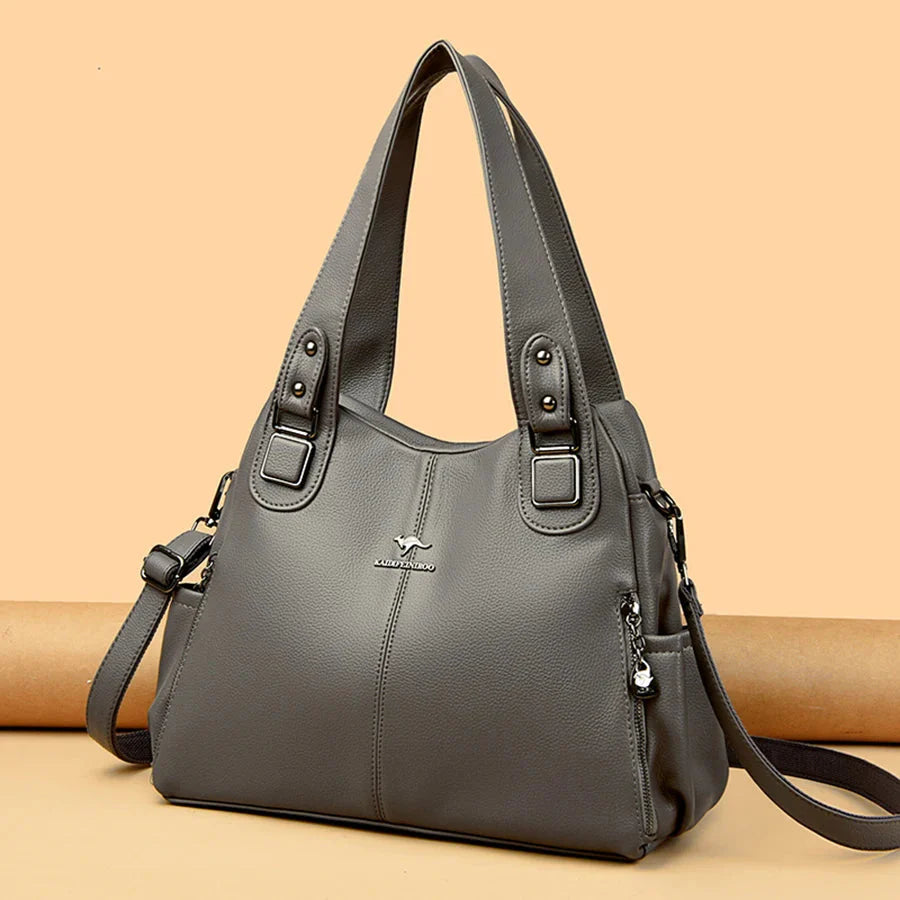 Aurora Classic Vintage Leather Shoulder Bag