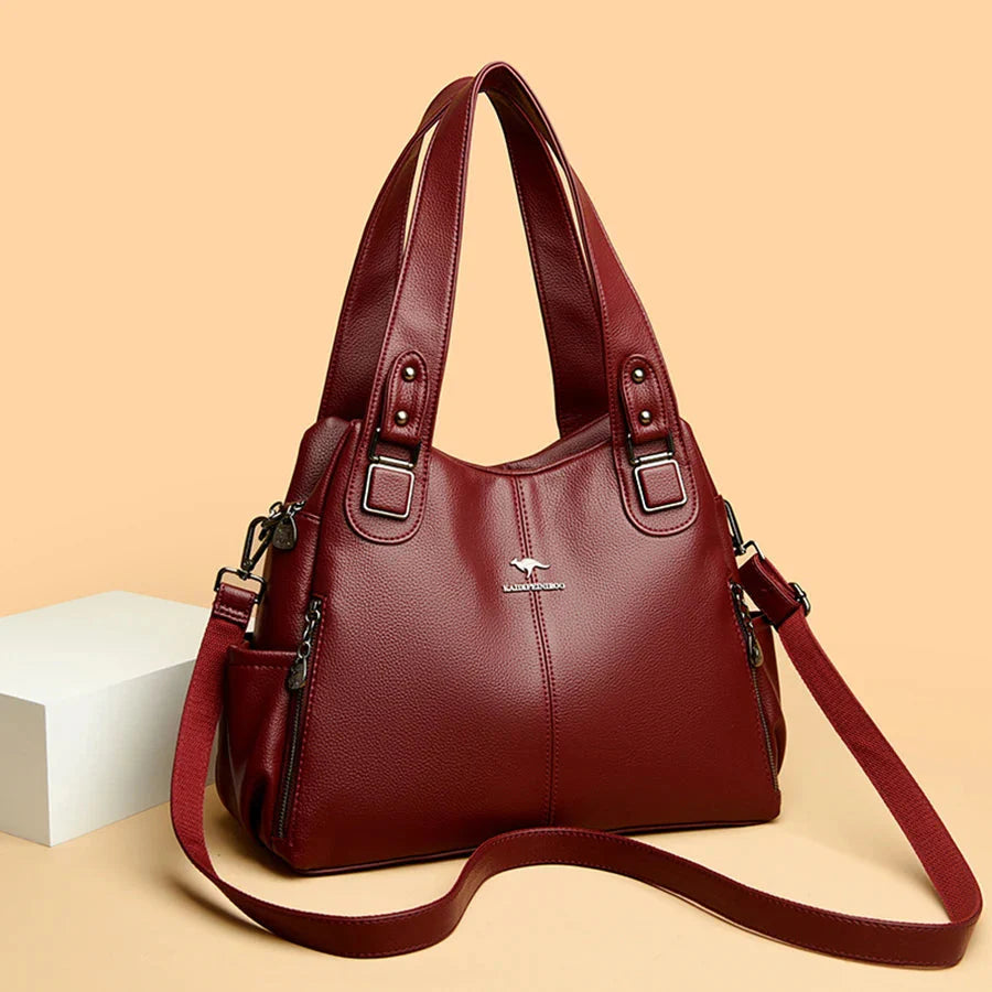 Aurora Classic Vintage Leather Shoulder Bag