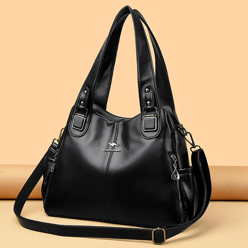 Aurora Classic Vintage Leather Shoulder Bag