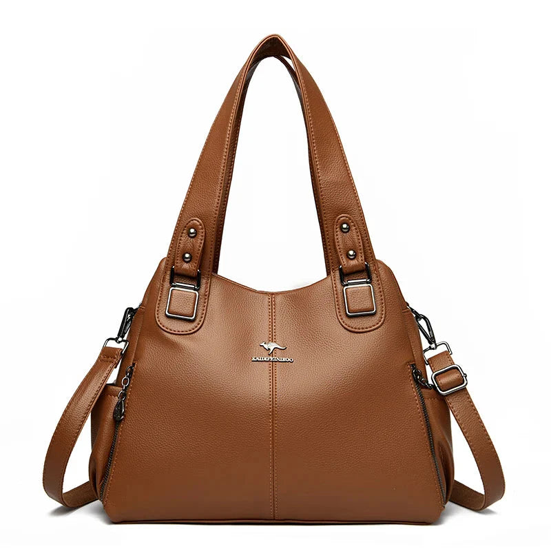 Aurora Classic Vintage Leather Shoulder Bag