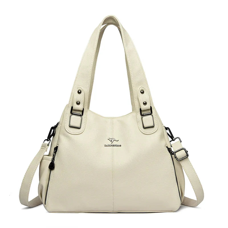 Aurora Classic Vintage Leather Shoulder Bag