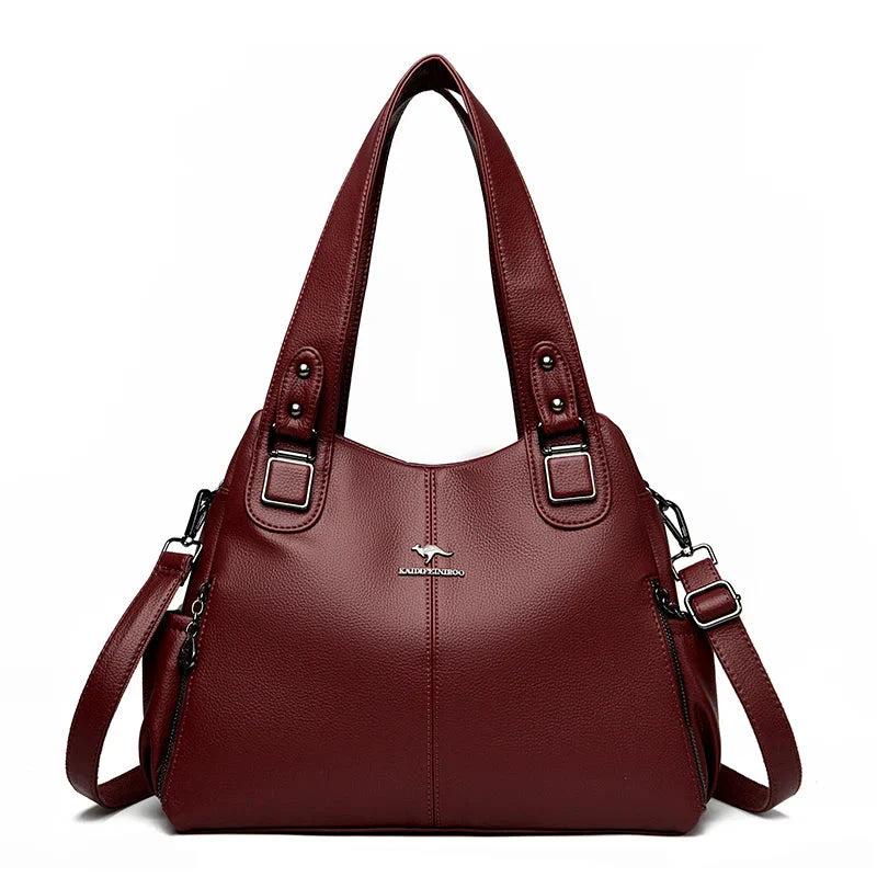 Aurora Classic Vintage Leather Shoulder Bag