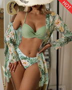 Beachwear Set - Tropicália Bikini + Beach Cover-Up