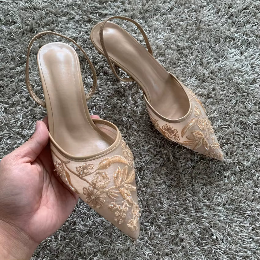 Miralène – Elegant Embroidered Heels