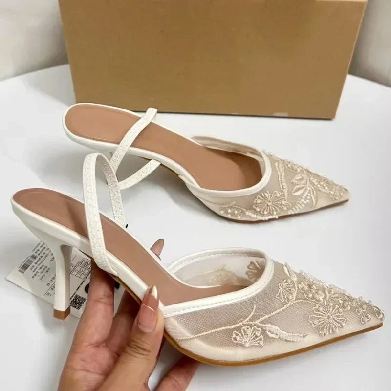 Miralène – Elegant Embroidered Heels