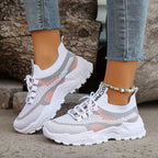 Breathable Women's Colorblock Sneakers