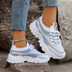 Breathable Women's Colorblock Sneakers