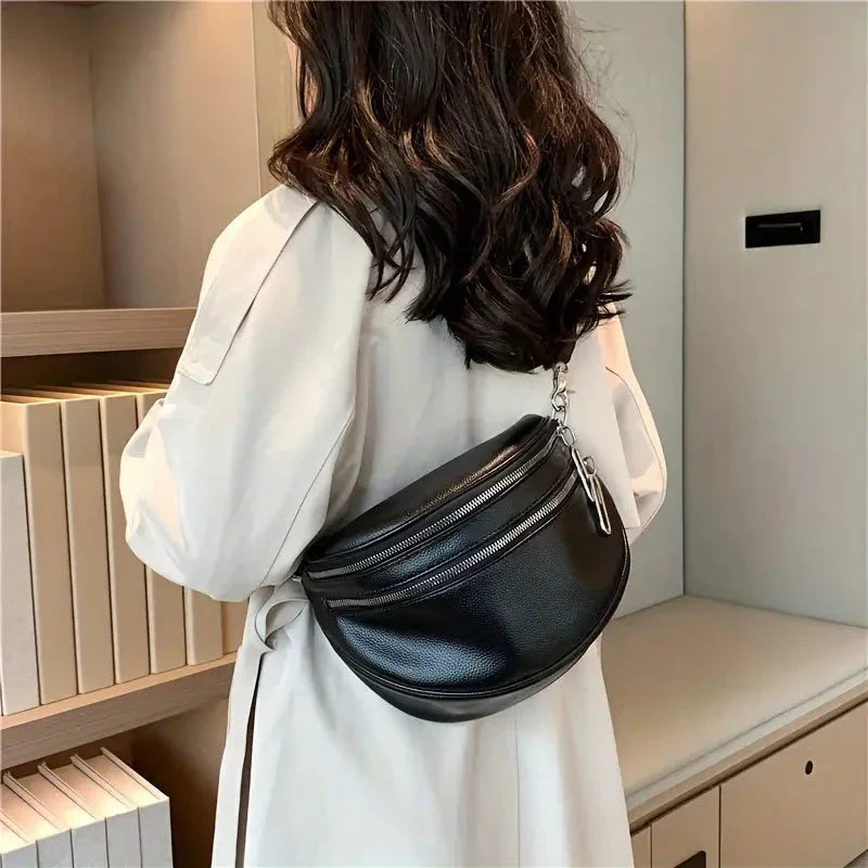 Camila Leather Crossbody Bag