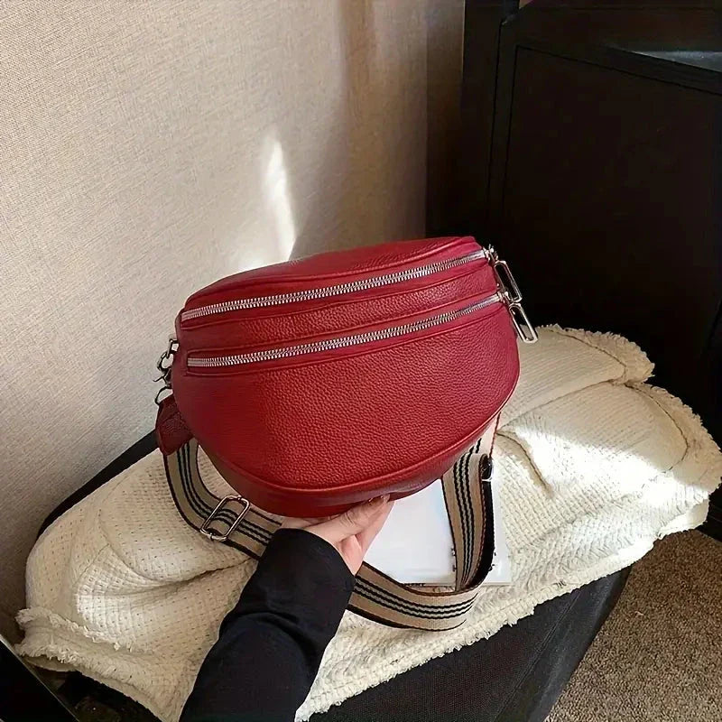 Camila Leather Crossbody Bag