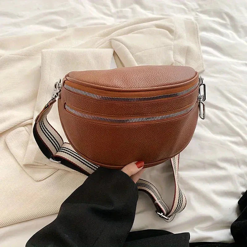Camila Leather Crossbody Bag