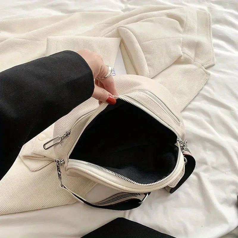 Camila Leather Crossbody Bag