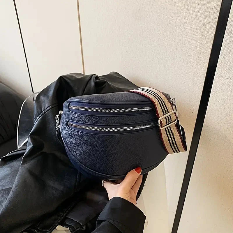 Camila Leather Crossbody Bag