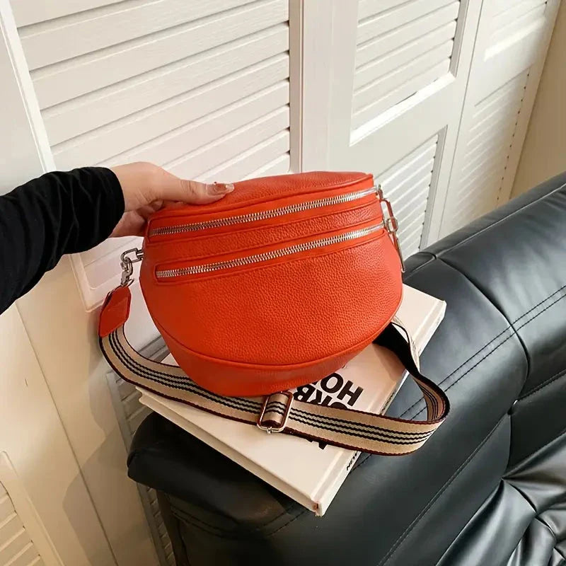 Camila Leather Crossbody Bag