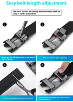 Classic Alpha Men's Leather Belt