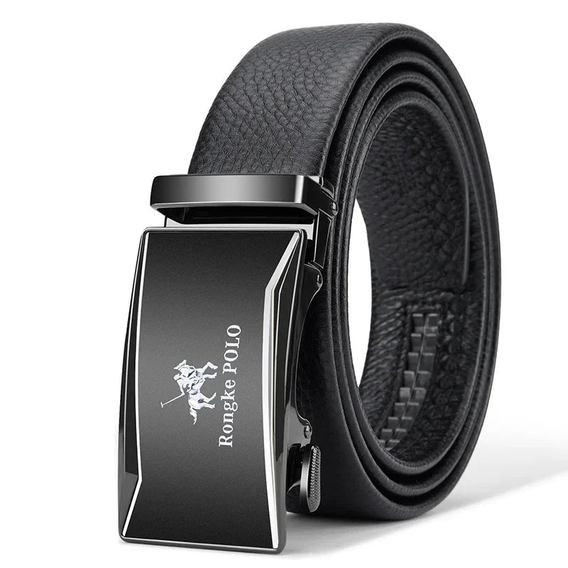 Classic Alpha Men's Leather Belt