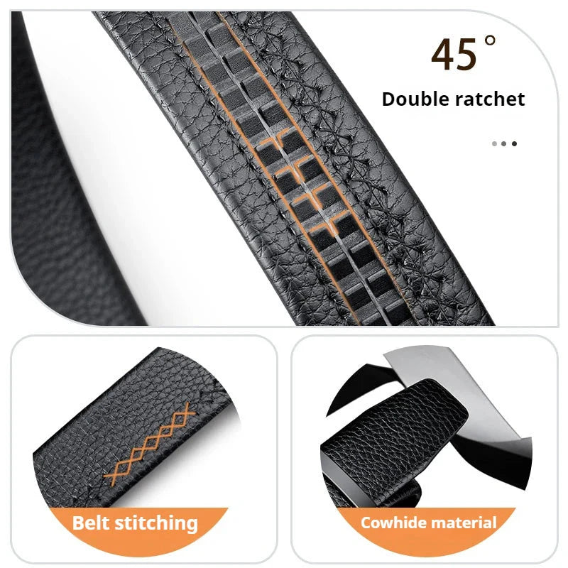 Classic Alpha Men's Leather Belt