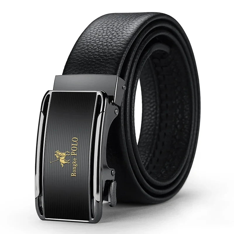 Classic Alpha Men's Leather Belt