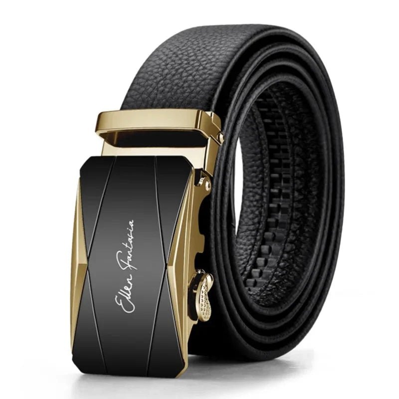 Classic Alpha Men's Leather Belt