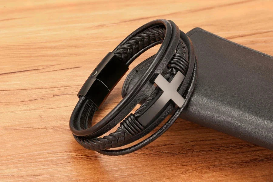 Classic Men's Leather Bracelet