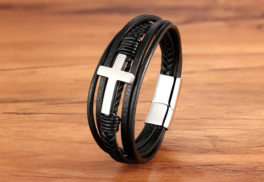 Classic Men's Leather Bracelet