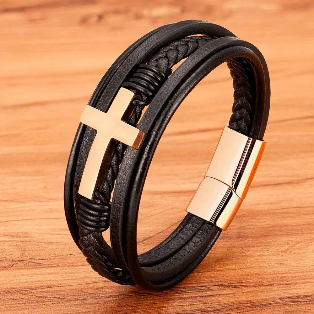 Classic Men's Leather Bracelet