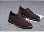 Classic Men's Leather Derby Shoes