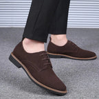 Classic Men's Leather Derby Shoes