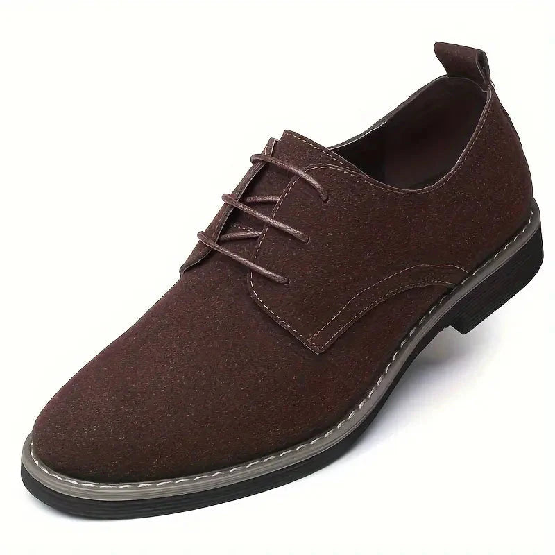 Classic Men's Leather Derby Shoes