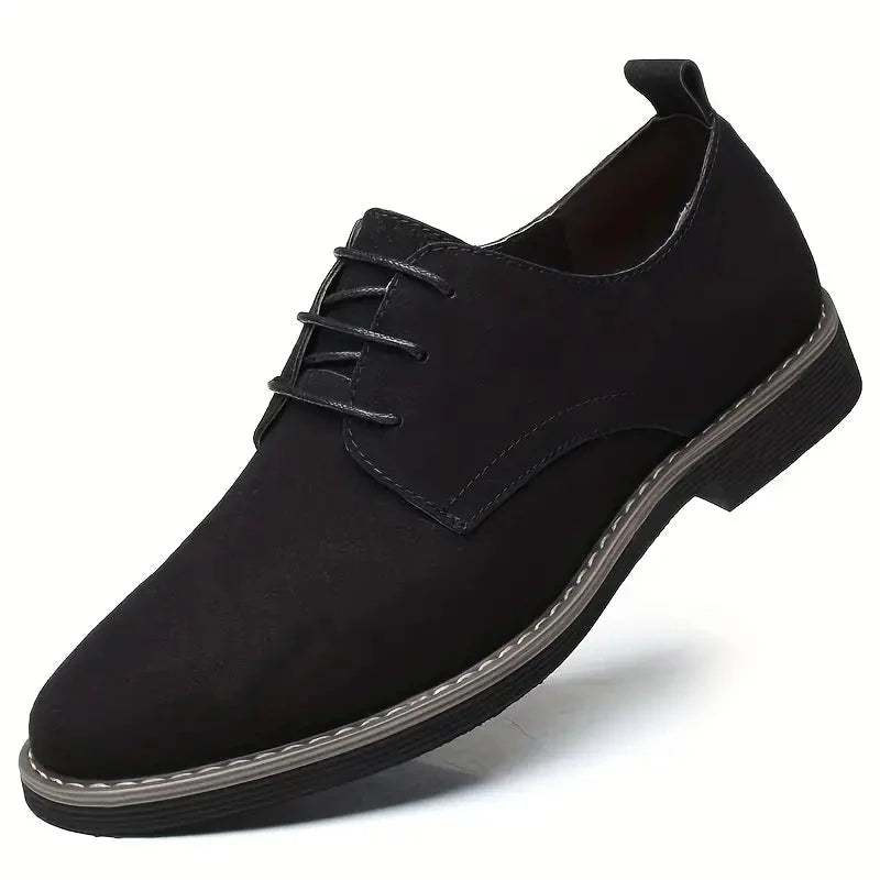 Classic Men's Leather Derby Shoes