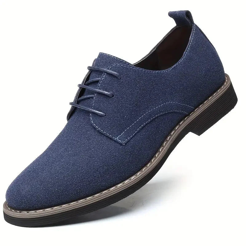 Classic Men's Leather Derby Shoes
