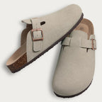 Comfort Suede and Cork Clogs