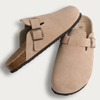 Comfort Suede and Cork Clogs
